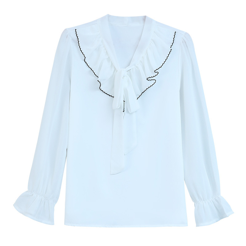 Damen  Blusen & Tuniken | Bluse Mit Volants Bekleidung Blusen & Tuniken