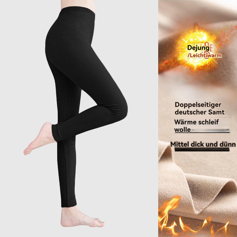 Damen  Homewear | Thermo Fleece Leggings 140Den Bekleidung Damen