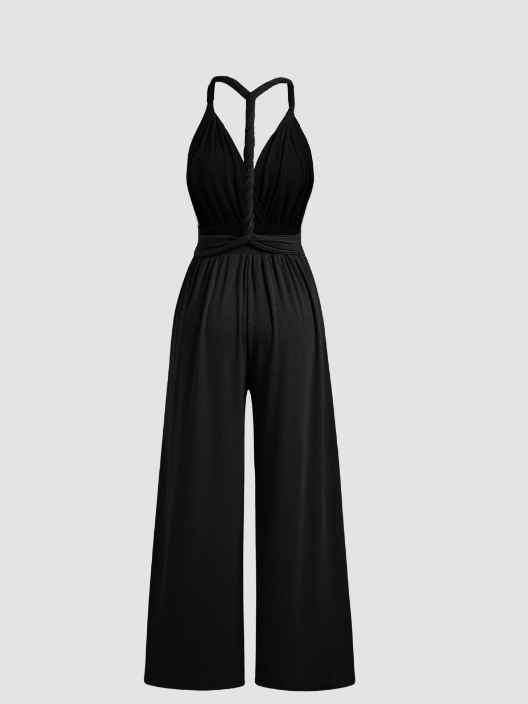 Damen  Jumpsuits | Jersey-Jumpsuit Mit Raffung Bekleidung Damen