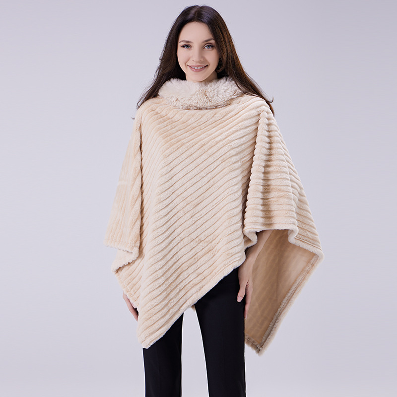 Damen  Pullover & Strickjacken | Oversize-Poncho Pullover Bekleidung Damen