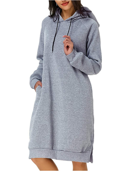 Damen  Sweat | Sweatkleid Mit Kapuze Bekleidung Damen