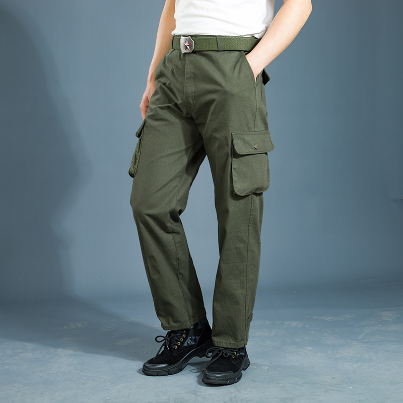 Herren  Hosen | Regular Fit Cargohose Aus Reiner Baumwolle, Straight Bekleidung Herren