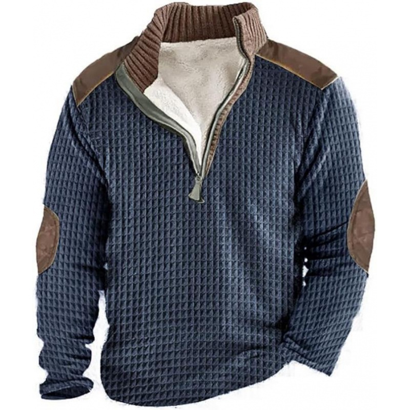 Herren  Pullover & Strickjacken | Troyer Pullover Mit Web-Besatz Bekleidung Herren