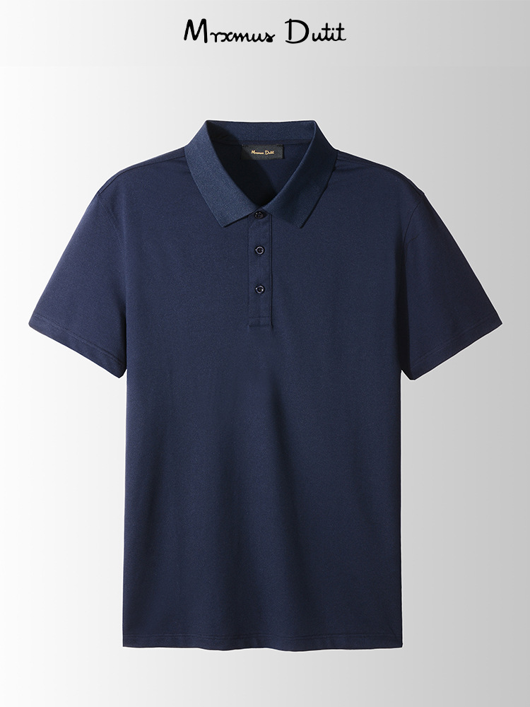 Herren  Shirts & Polos | Poloshirt Mit Resortkragen, Kurzarm Aus Bio Baumwolle Bekleidung Herren